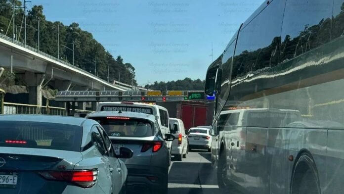Bloqueo-Transportistas-Carretera-Toluca-CDMX Bloqueo-Transportistas-Carretera-Toluca-CDMX