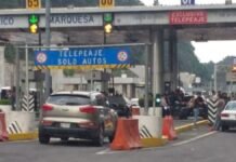 Aumenta el peaje en la autopista México–Toluca: tarifas actualizadas y caos vial Caseta-Carretera México-Toluca.