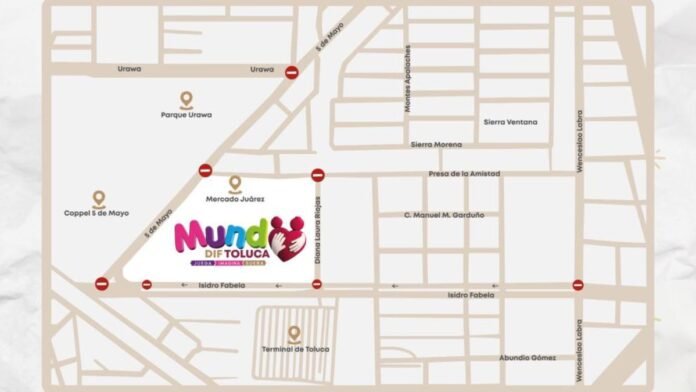 Cierre de calles-Toluca