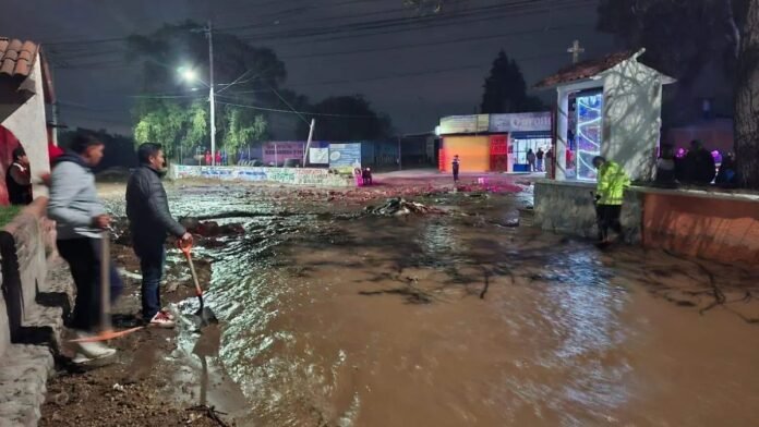 Desbordamiento- río El Arenal.