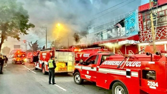 Incendio-Negocio -Terminal de Toluca Incendio-Negocio -Terminal de Toluca