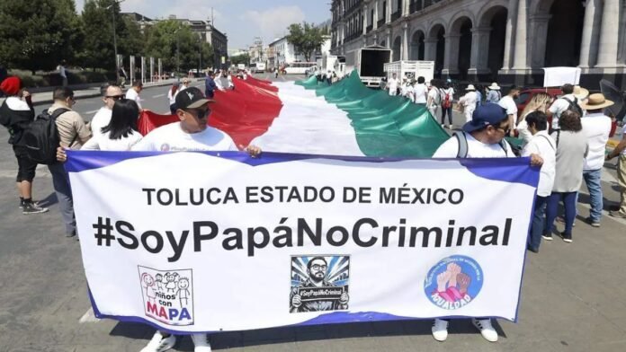 Marcha-“Soy papá no criminal”-Toluca