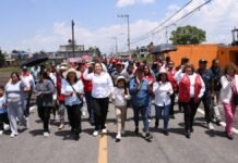 Avanza infraestructura en San Mateo Atenco: Ana Muñiz Neyra recorre calle rehabilitada en Guadalupe San Mateo Atenco- Ana Muñiz Neyra -calle rehabilitada en Guadalupe.