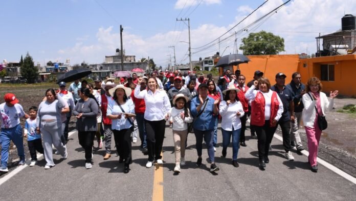 San Mateo Atenco- Ana Muñiz Neyra -calle rehabilitada en Guadalupe.