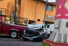 Fuerte accidente paraliza Paseo Matlazincas en Toluca; reportan intenso tráfico en ambos sentidos accidente de auto en Matazinclas