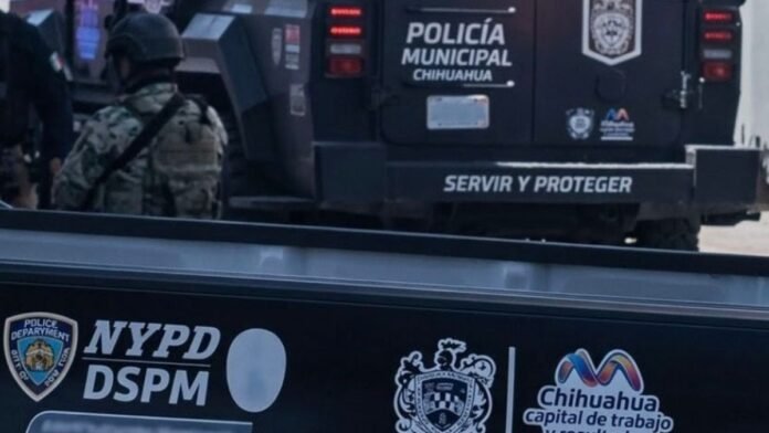 patrullas en chihuahua con logotipos de agencia nueva york