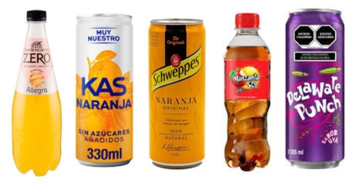refrescos con menos azucar segun profeco