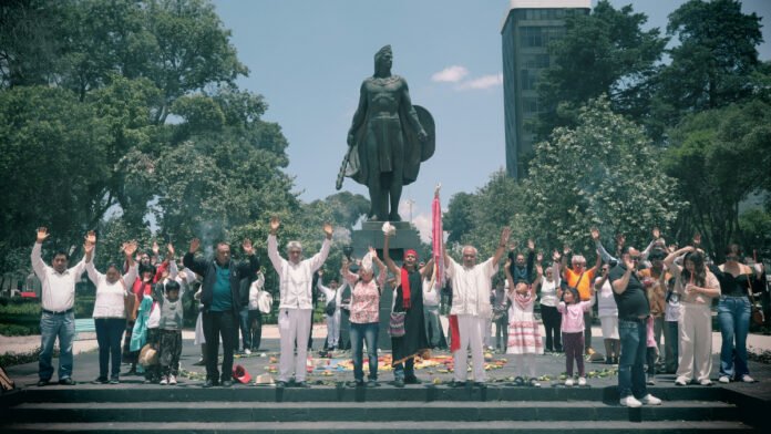 Ceremonia de Pueblos Originarios en la Alameda de Toluca