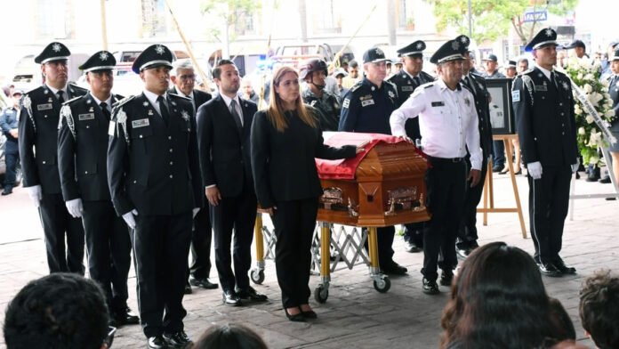 Homenaje al policía Aldo Alfonso Campos Martínez - San Mateo Atenco