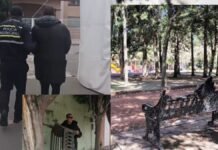 Hombre intenta llevarse bancas del Centro de Toluca; autoridades frustran el intento bancas de parque Toluca
