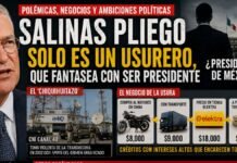 Salinas Pliego solo es un usurero, que fantasea con ser presidente delito de usureria