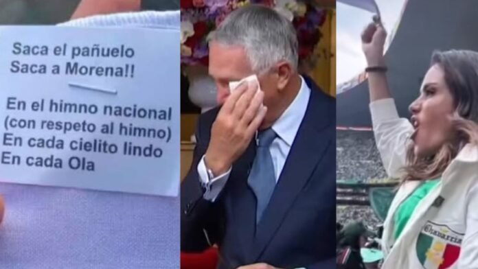 fracasa la perra de trump fracasa la perra de trump con sus pañuelos blancos