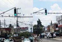 Rehabilitan semáforo en Barrio La Concepción para fortalecer la seguridad vial en San Mateo Atenco restauran semaforo en san mateo atenco