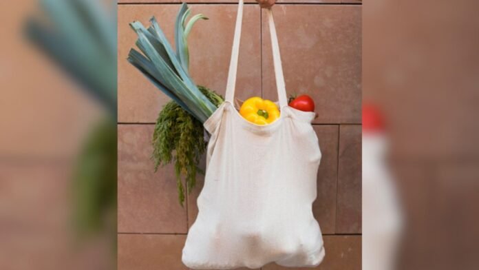 Bolsa reutilizable. Bolsa reutilizable.
