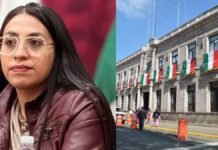 Inicia audiencia de la alcaldesa de Tenancingo; manifestantes exigen su renuncia afuera de los juzgados Nancy Napoles