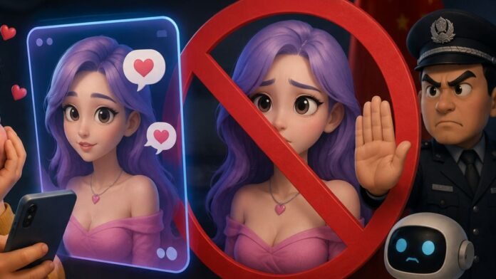 China prohibe novios virtuales de ia China prohibe novios virtuales de ia