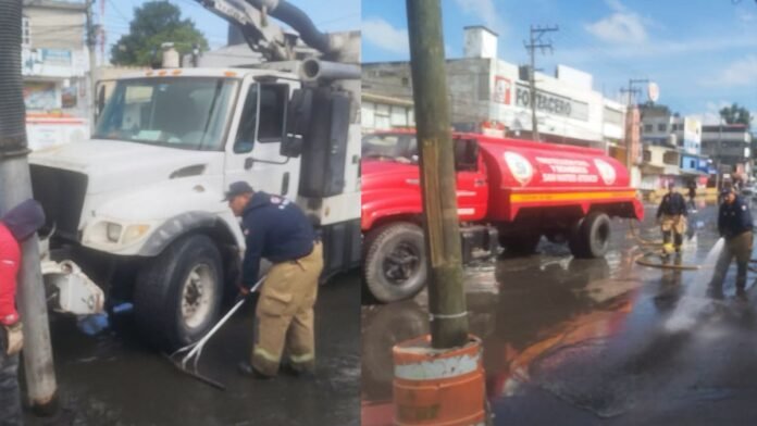 Lluvia provoca trabajos de limpieza Lluvia provoca trabajos de limpieza