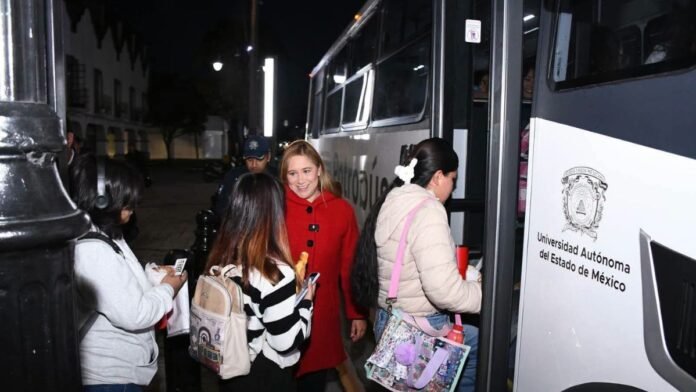Ruta Olivo facilita traslados universitarios para jóvenes de San Mateo Atenco