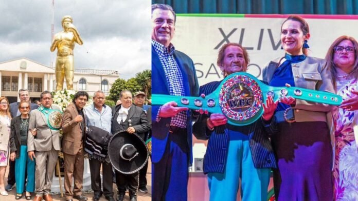 Tianguistenco rinde homenaje a Salvador Sánchez, leyenda del boxeo mexicano Tianguistenco rinde homenaje a Salvador Sánchez, leyenda del boxeo mexicano