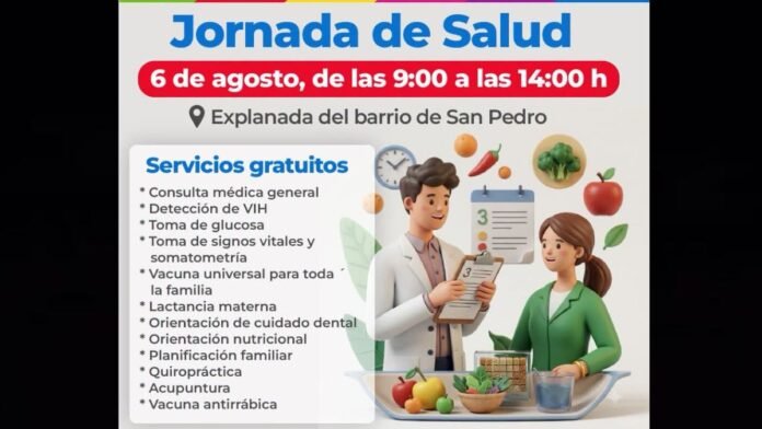 Jornada de Salud en San Mateo Atenco ofrecerá consultas médicas y servicios gratuitos