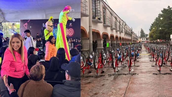 dia de la juventud y entrega de biciletas en san Mateo Atenco dia de la juventud y entrega de biciletas en san Mateo Atenco