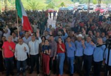 Bernardo Castañeda muestra liderazgo en Amatepec Asamblea de Bernardo Castañeda en Amatepec