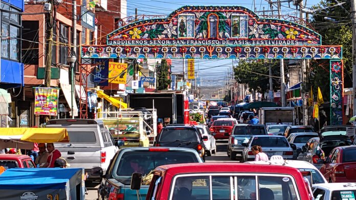 Tráfico en Xonacatlán