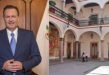 Sheinbaum reclama a Kuri por academia policial con apoyo de EU en Querétaro Mauricio Kuri Goberbador de Queretaro