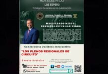 Conferencia gratuita sobre Plenos Regionales de Circuito con Miguel Ernesto Leetch San Pedro Conferencia gratuita sobre Plenos Regionales de Circuito con Miguel Ernesto Leetch San Pedro