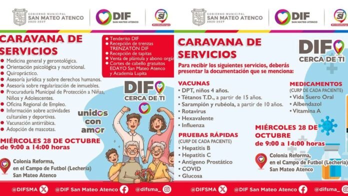 Caravana de servios en San Mateo Atenco Caravana de servios en San Mateo Atenco