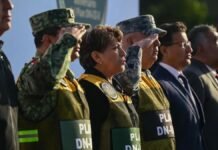 Delfina Gómez rinde homenaje al Ejército Mexicano por 60 años del Plan DN-III-E Delfina Gómez rinde homenaje al Ejército Mexicano por 60 años del Plan DN-III